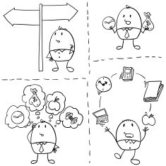 Cartoon businessman illustration N4