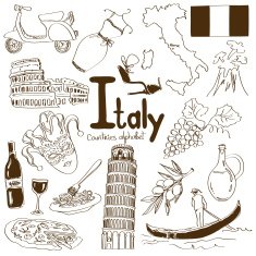 Collection of Italy icons