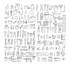 Big household objects set