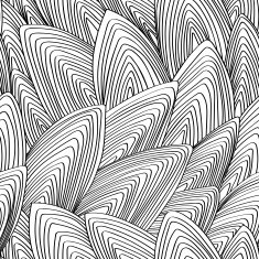 seamless vector abstract contour pattern