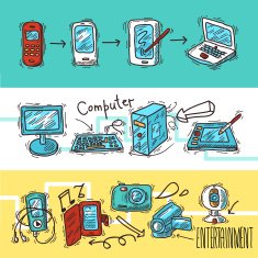 Digital Device Banner Set