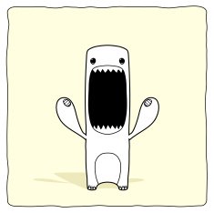 Cute Character Boogeyman Drawing