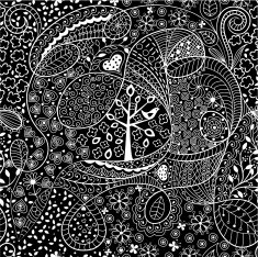 Zentangle seamless pattern