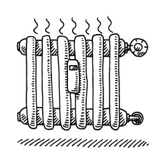 Radiator Heating Drawing