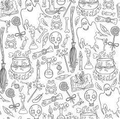 Halloween Pattern Background N2