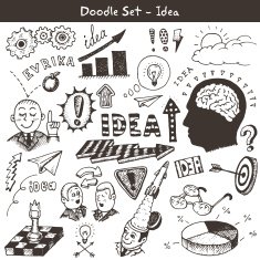 Doodle set - Idea Vector illustration