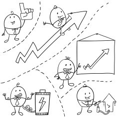 Cartoon businessman illustration N7
