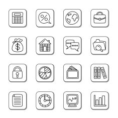 Business Doodle Icons