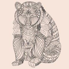 Patterned bear