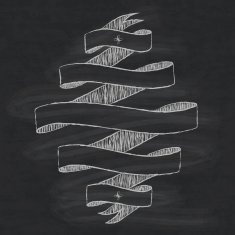 Chalkboard design element
