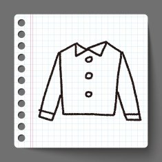 clothes doodle drawing