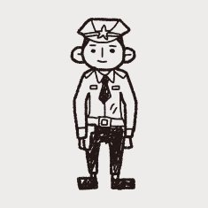 police doodle