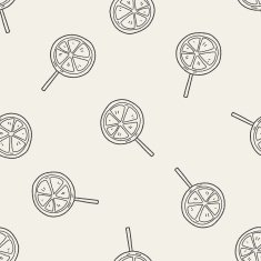 candy doodle seamless pattern background N5