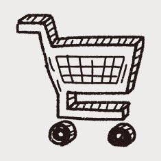 doodle Shopping cart N2