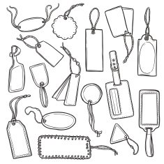 Tags Sketch Set