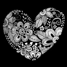 Heart Doodle Vector