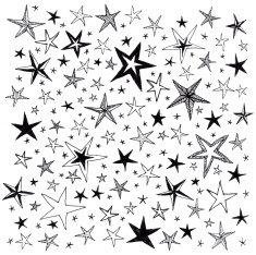 doodle star pattern
