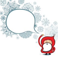 Santa says Merry Christmas