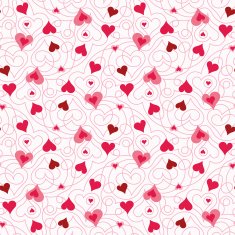 Vector seamless background heart shape free image download