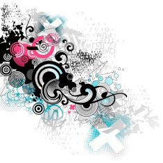Abstract Grunge Flow