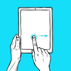 Hand hold tablet