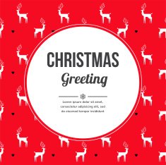 Vintage Christmas colors seamless pattern background