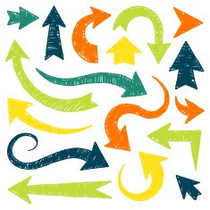 Hand Drawn Arrows N3
