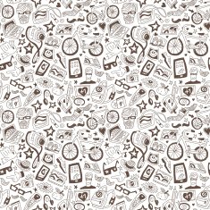 hipsters - seamless background