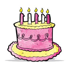 Cartoon Birthday Cake N28