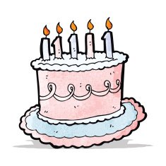 Cartoon Birthday Cake N29
