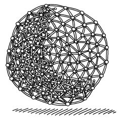 Abstract Network Globe Symbol Drawing