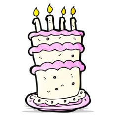 Cartoon Birthday Cake N31