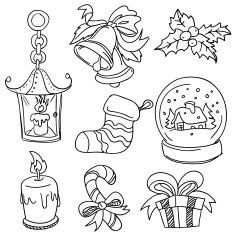 X'mas collection in Black and White