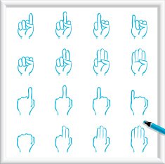 Sketch Icons - Hands and Fingers N2
