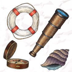 Items on the marine theme N7