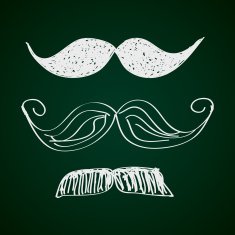 Simple doodle of a moustache N3