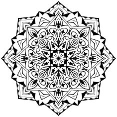 Ethnic decorative element