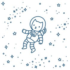 Cat in space