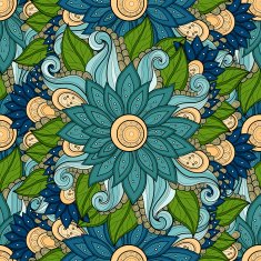 Vector seamless floral pattern N8