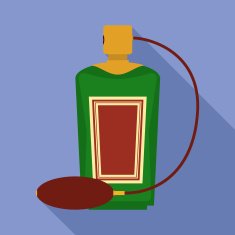 Vintage Perfume Bottle with Atomizer