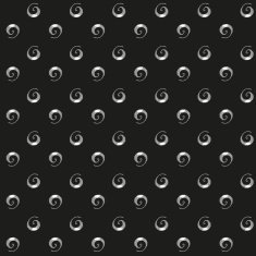Seamless vector modern pattern with silver curls