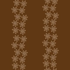 Henna MehendyTattoo Seamless Pattern on a brown background N3