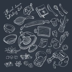 Baking doodle set