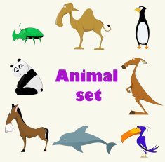 Set of cute animals N2