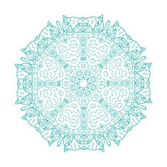 Arabesque ornament for your design N7