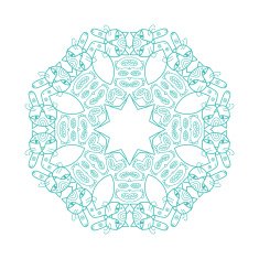 Arabesque ornament for your design N8