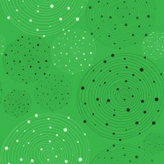 Seamless abstract green background with circular lines Vector il N3