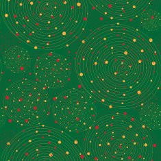 Seamless abstract green background with circular lines Vector il N4