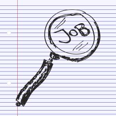 Simple doodle of a job search N2