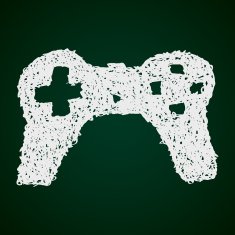 Simple doodle of a game controller N2